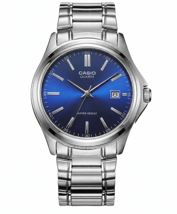 Casio Reloj Casio MTP-1183-2A Original – Elegancia Clásica en Acero y Esfera Azul
